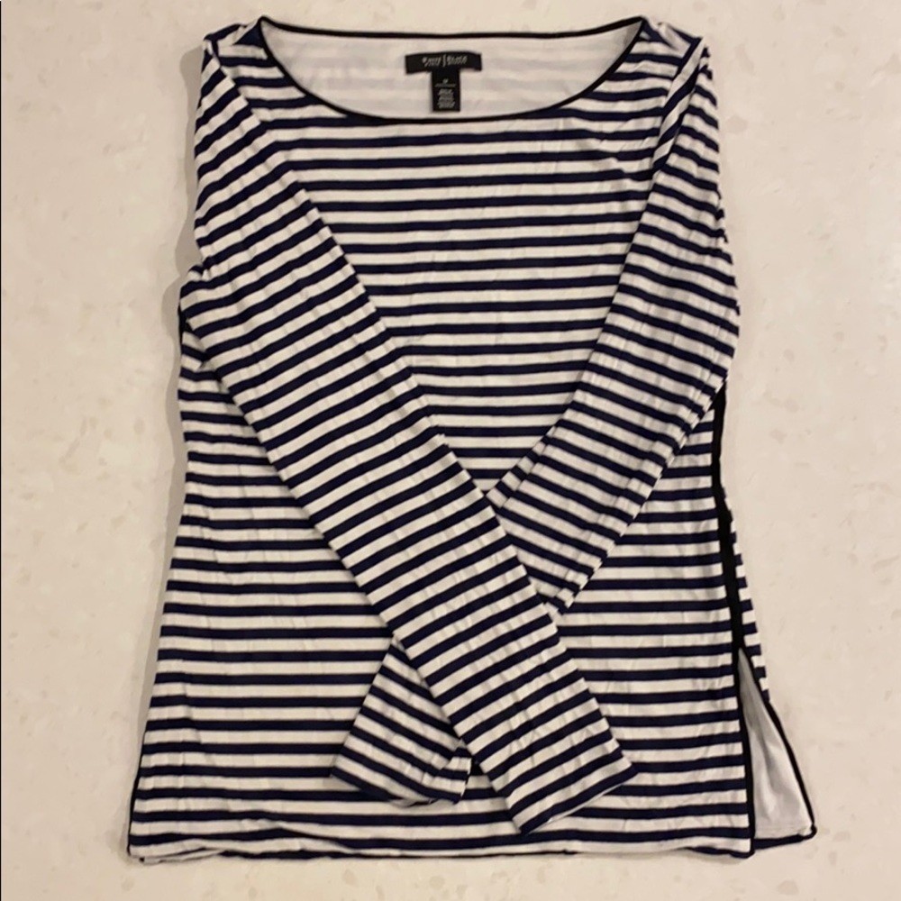 WHBM stripes long sleeve shirt